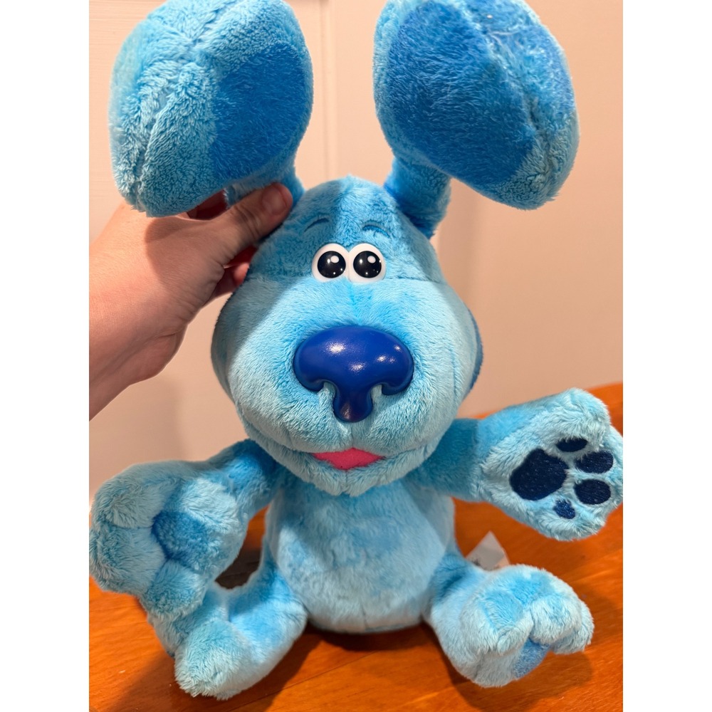 Blues Clues & You Blue Plush Stuffed Animal Toy Nick Jr 11 Inch